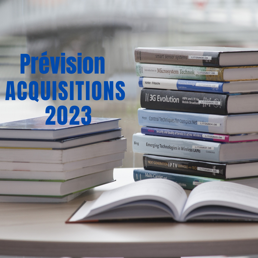 Prévision des acquisitions 2023